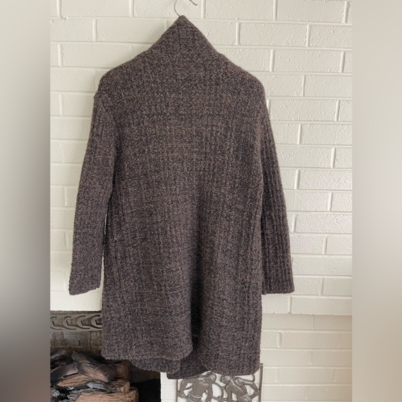 Eileen Fisher sweater coat. Size Medium. 21” pit to pit 34” long. Hidden snaps. - Picture 2 of 5